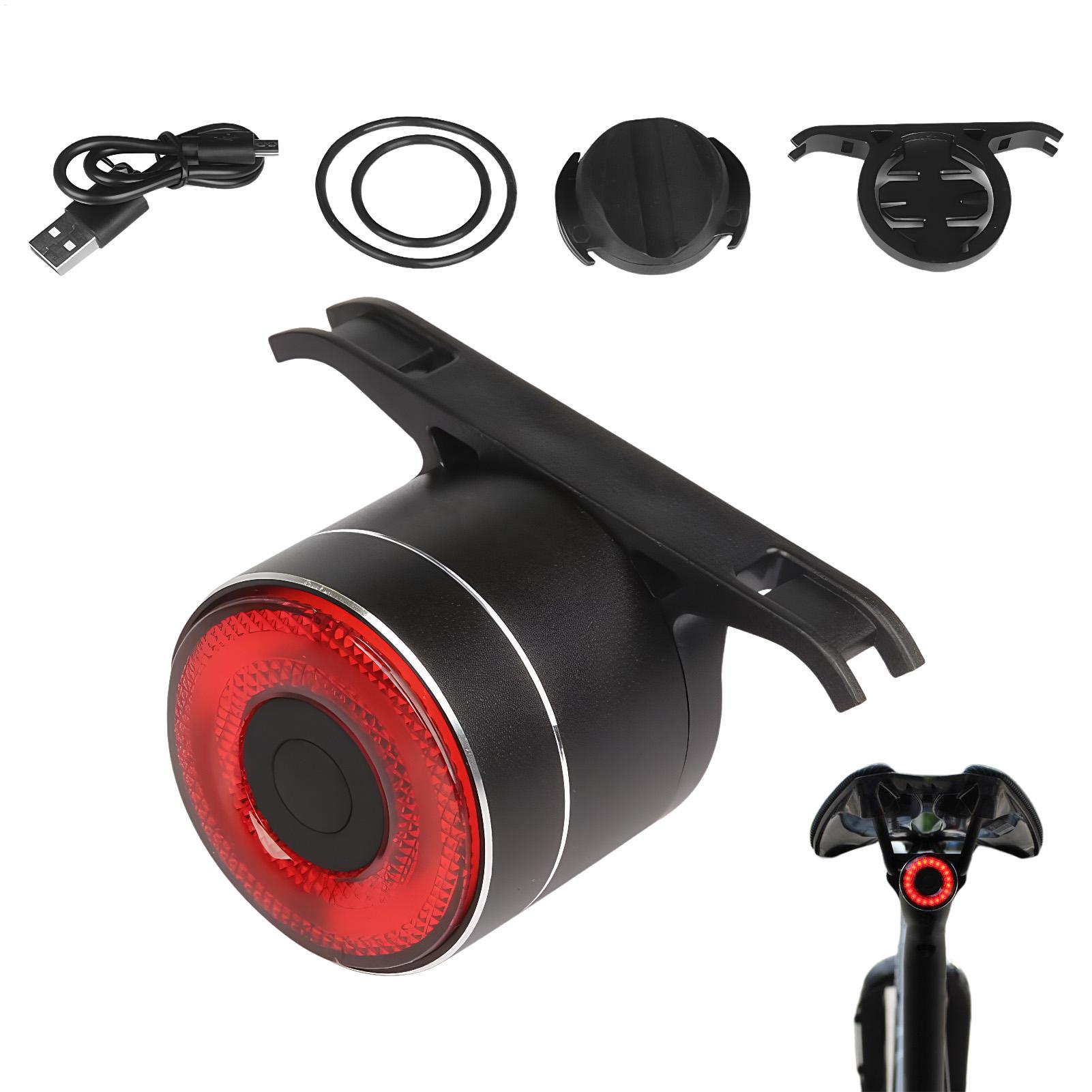 Commuting With Road Bike - Luz trasera de bicicleta inteligente, luz