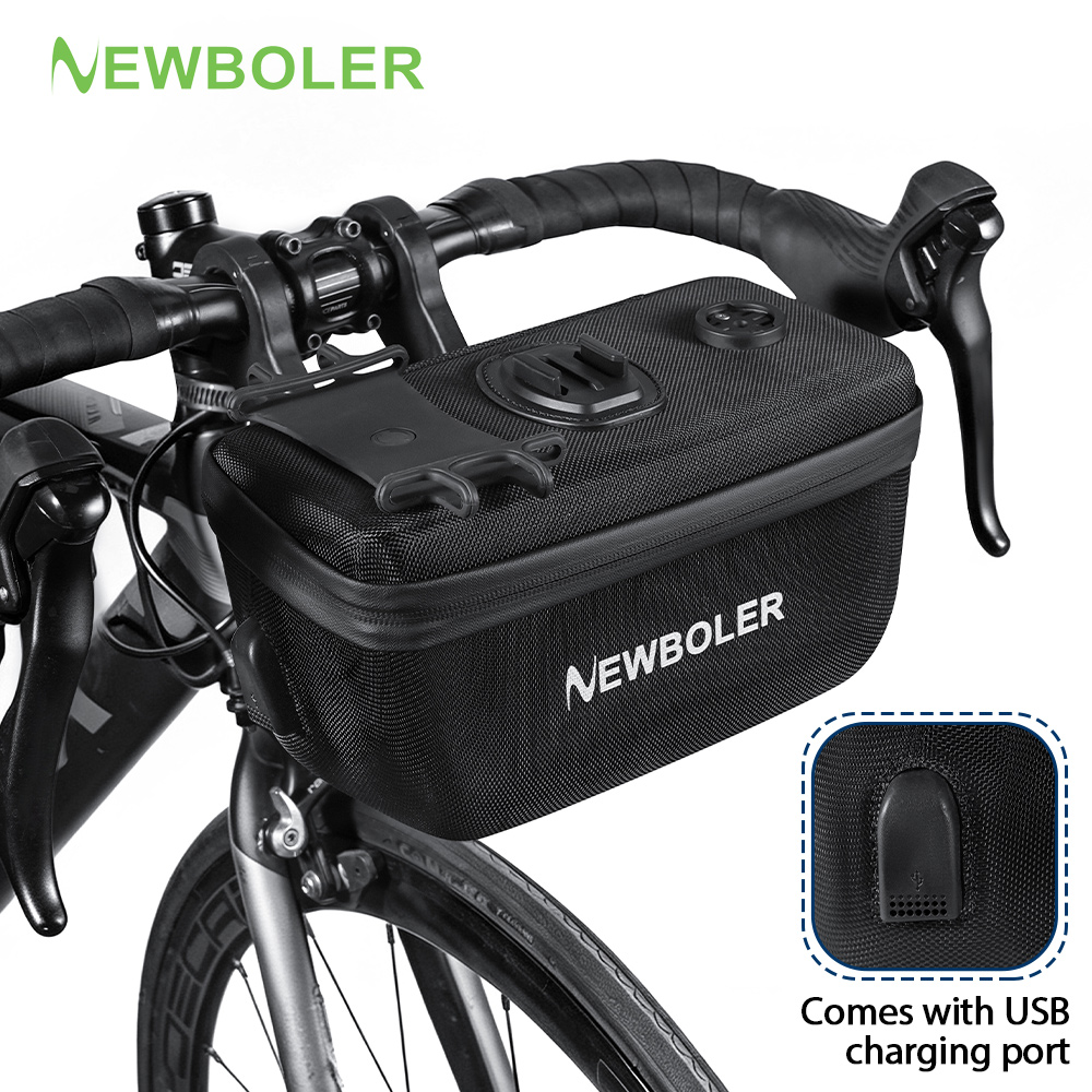 Cycling Commuter Backpack Waterproof - NEWBOLER Bolsa Delantera Multifuncional para Bicicleta