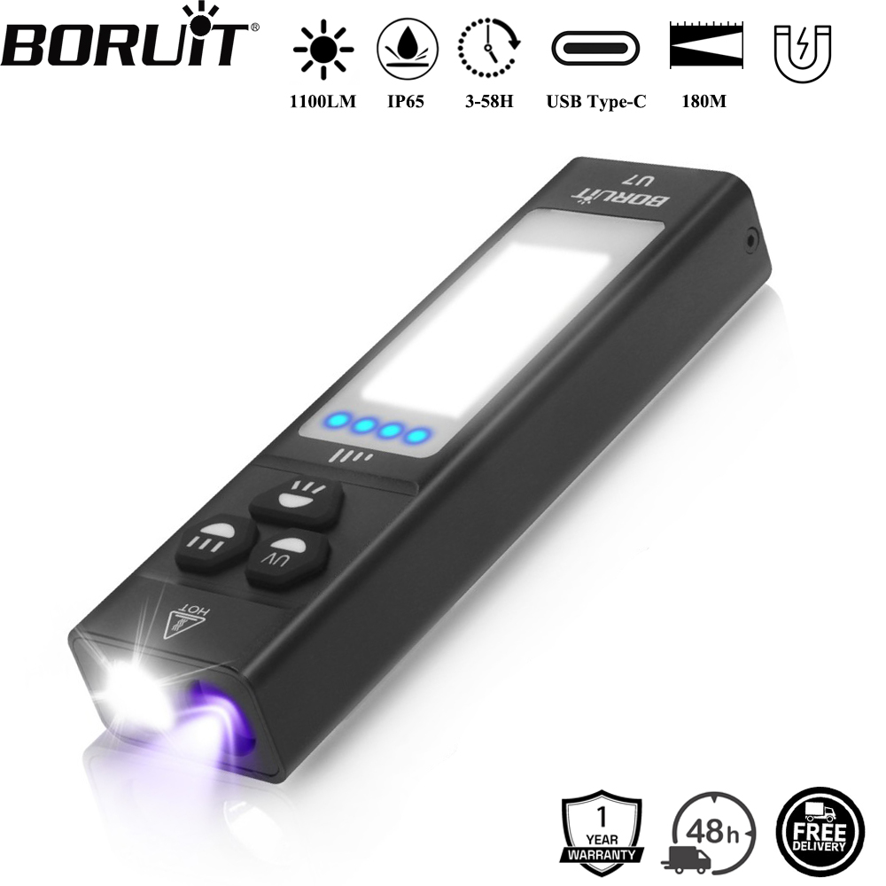 Cycling To Work - BORUiT U7 UV LED EDC linterna