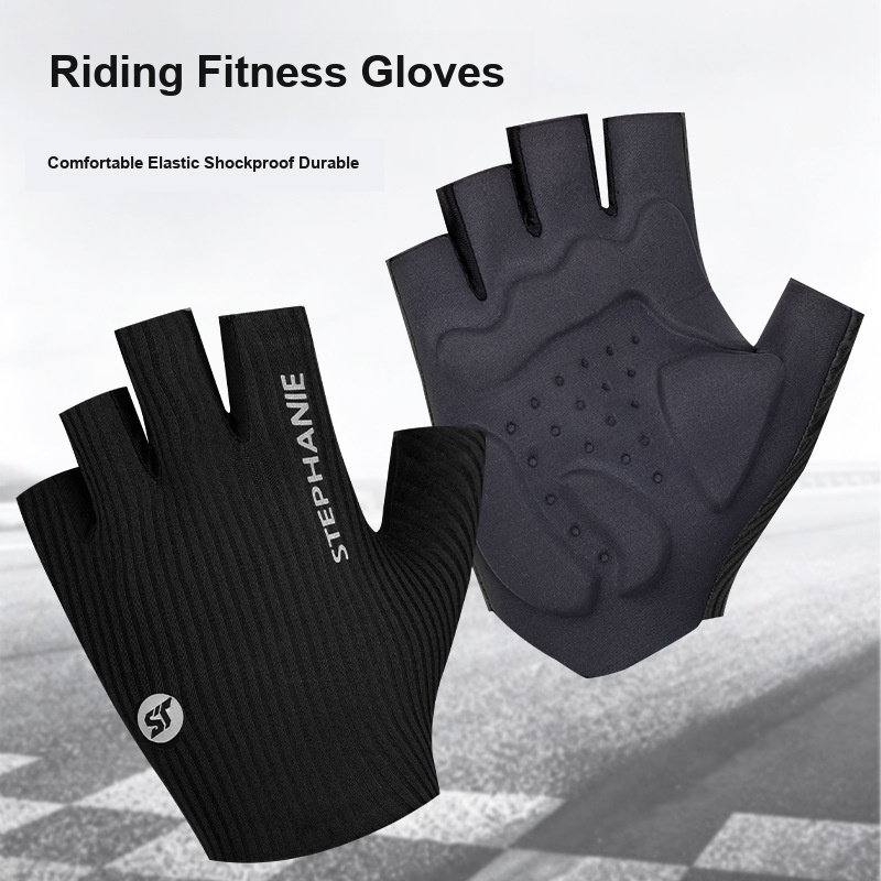 Commuting With Road Bike - Guantes de ciclismo de medio dedo,
