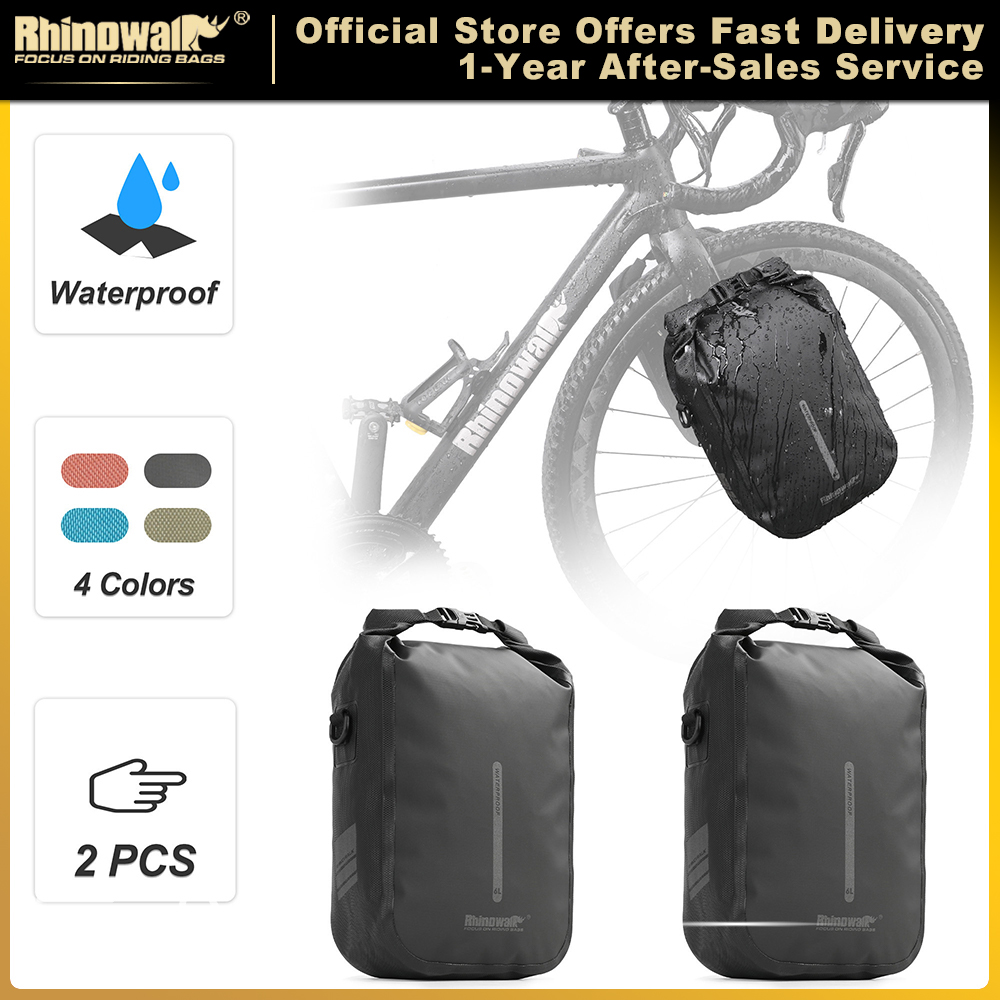 Cycling Commuter Backpack Waterproof - Rhinowalk-bolsa para horquilla de liberación rápida