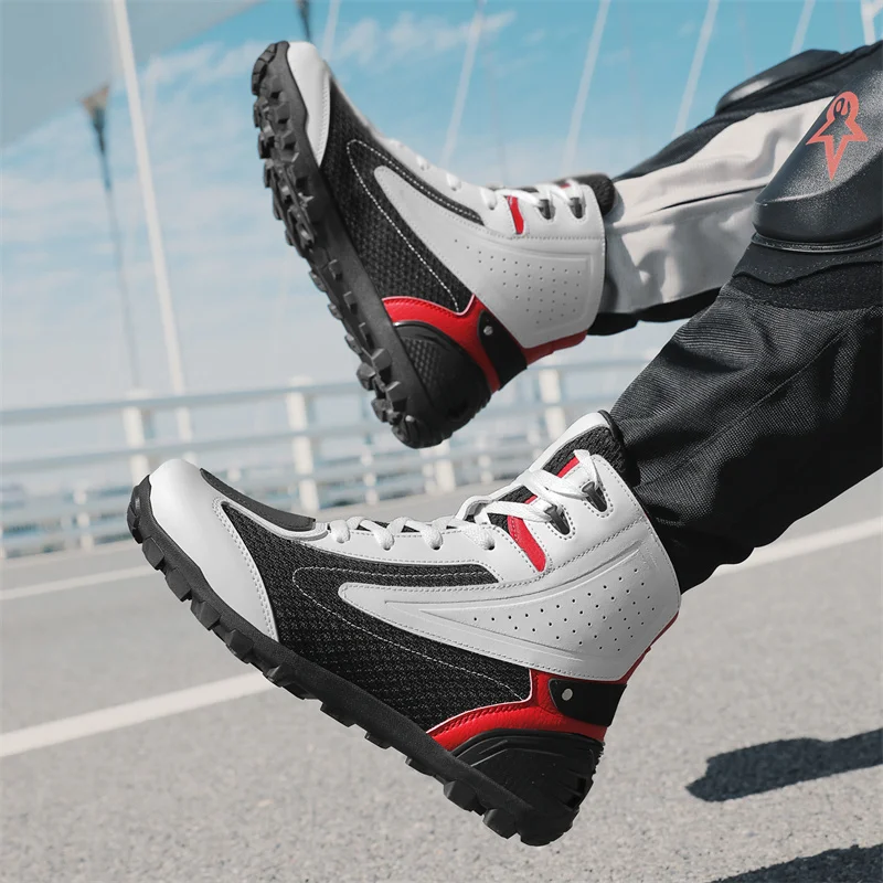 Cycling Commute Shoes - Botas impermeables para motocicleta, zapatos de
