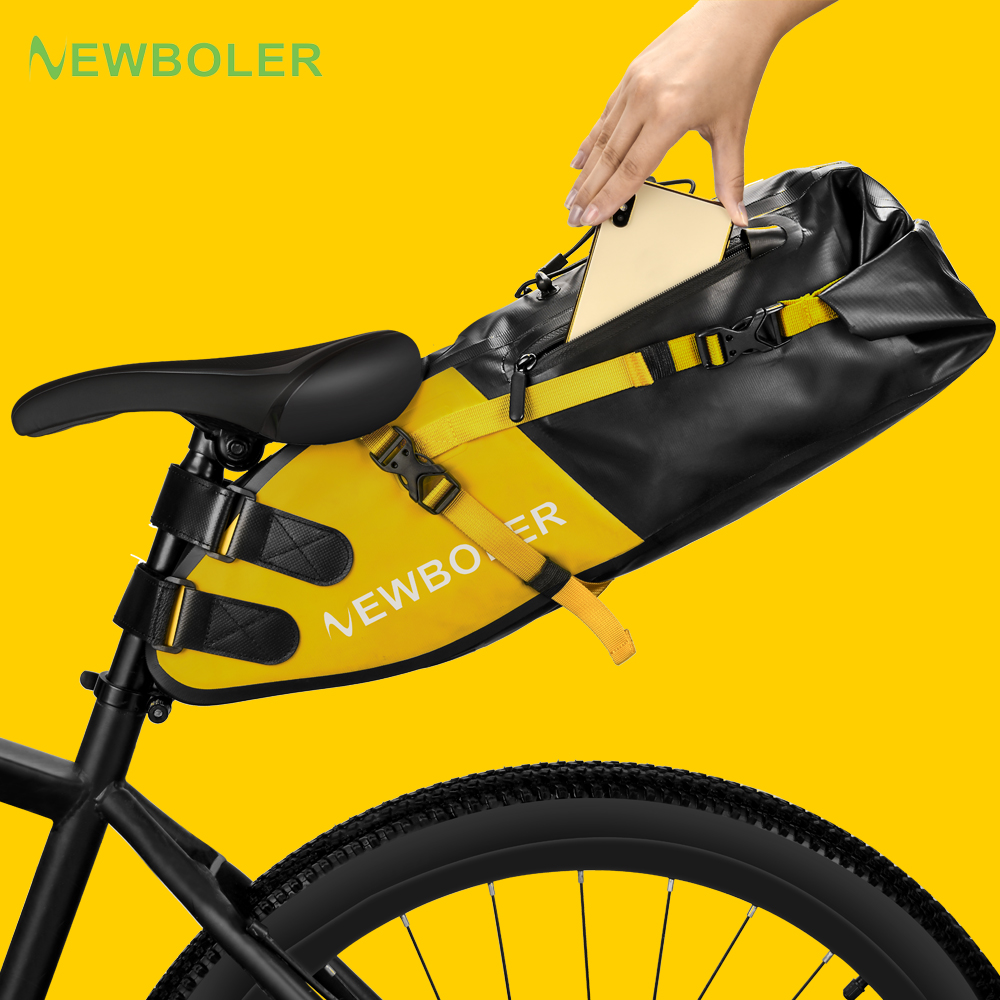 Cycling Commuter Backpack Waterproof - NEWBOLER-bolsa para bicicleta impermeable de 13L,
