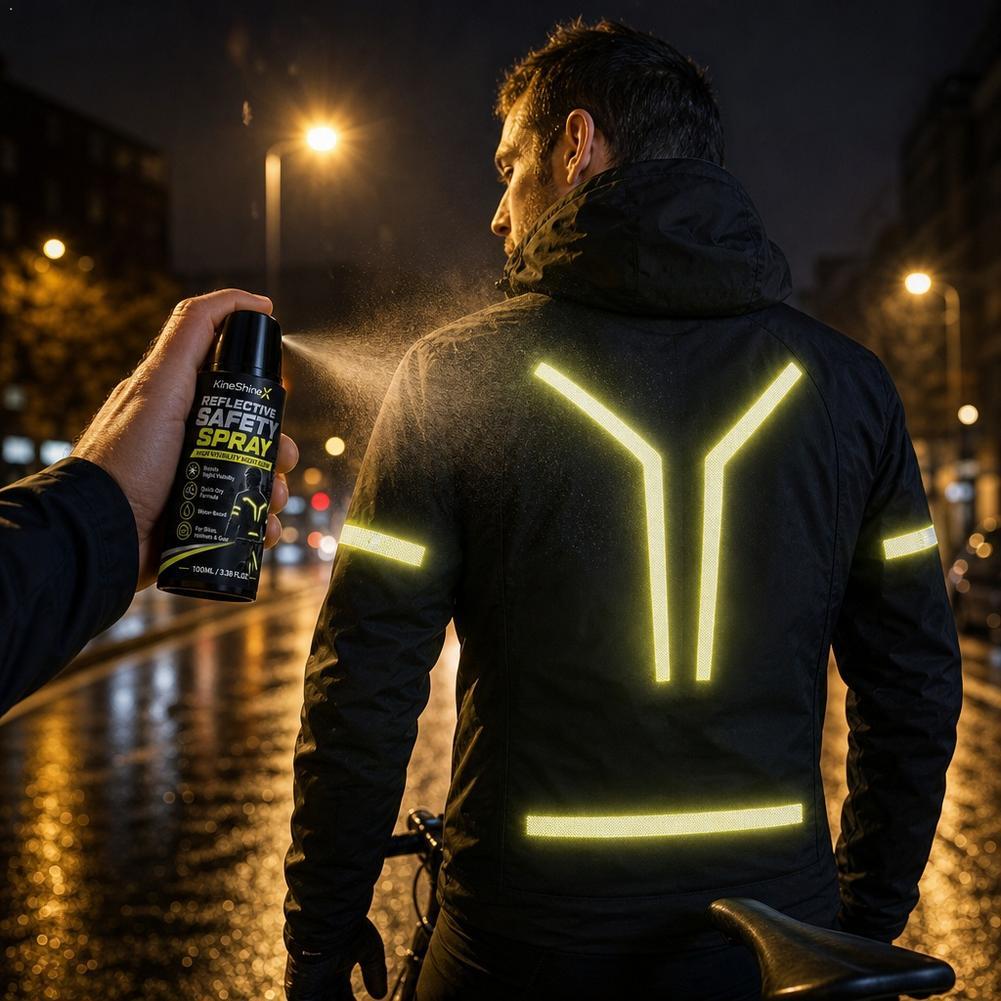 Cycling Commute Clothes - Pintura Reflectante de Seguridad Nocturna de