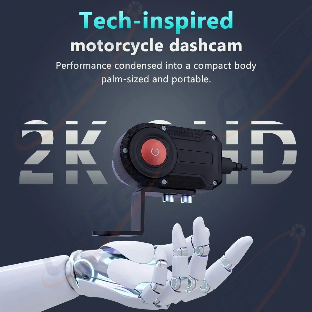Cámara DVR para Motocicleta 2K - Cycling Loop reseña y precio