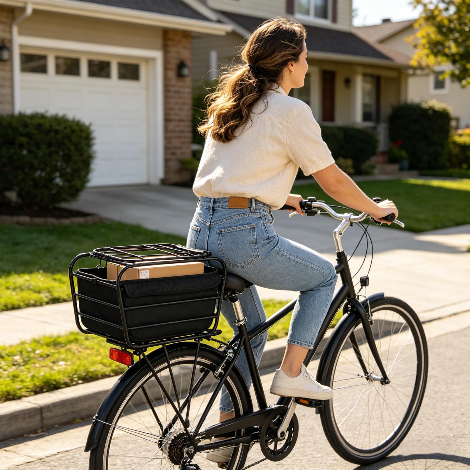Cesta para bicicleta de gran c - Commuting With Road Bike reseña y precio