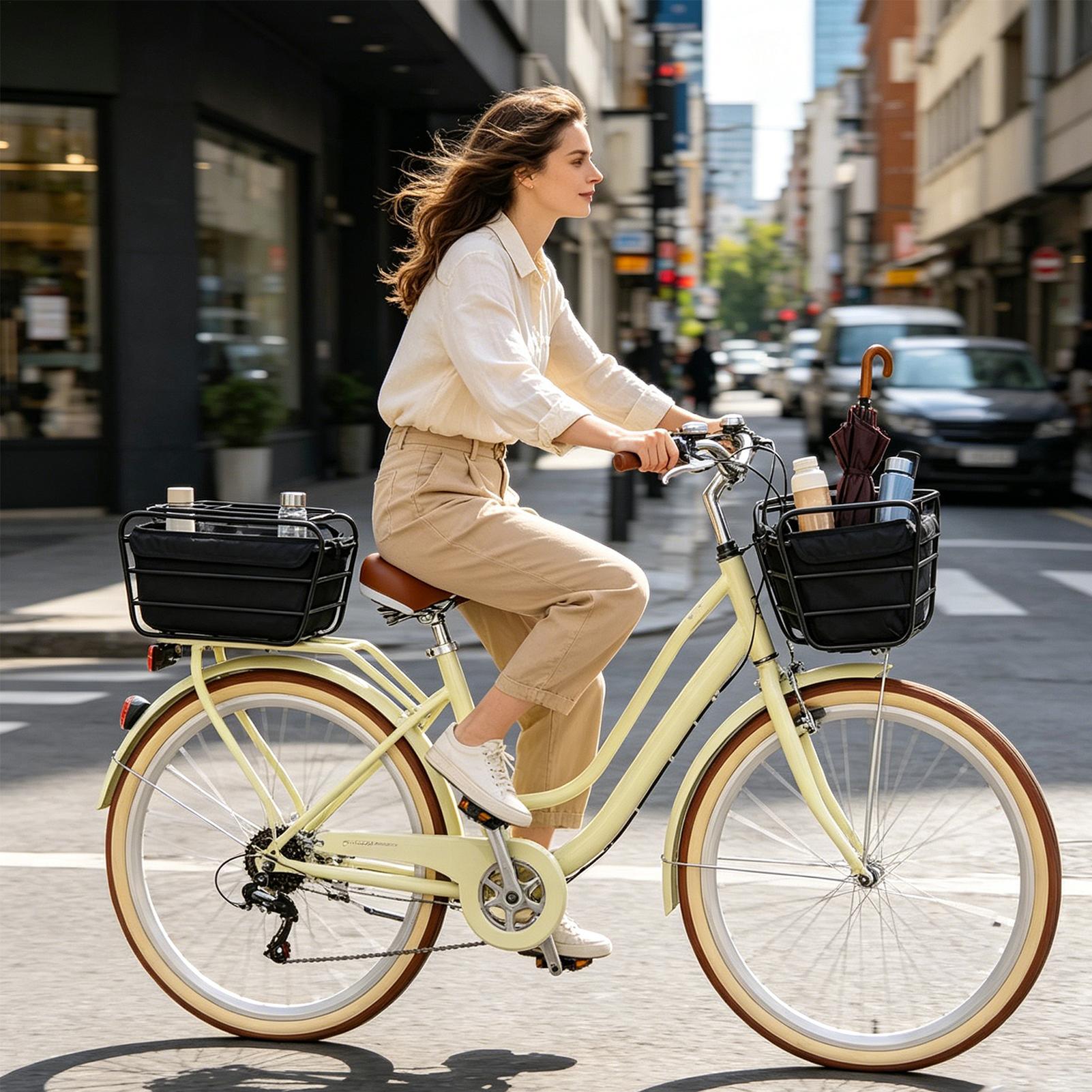 Cesta para bicicleta de gran c - Commuting With Road Bike reseña y precio