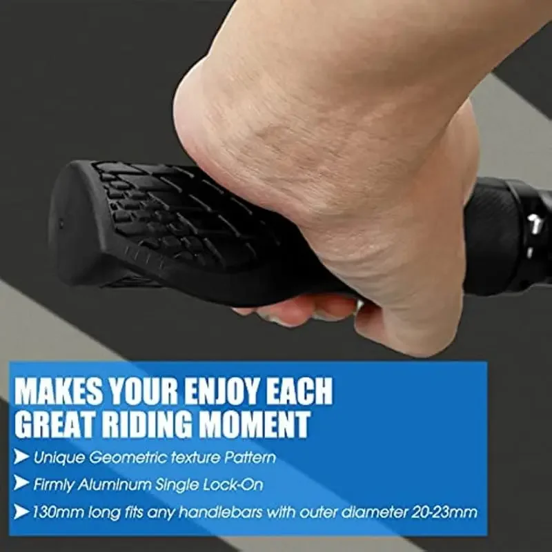 Puños de Bicicleta de Goma de  - Commuting On Mountain Bike reseña y precio