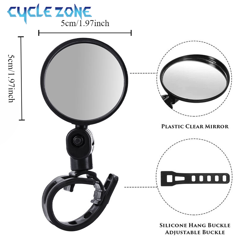 2 uds espejo retrovisor de bic - Cycling Zones reseña y precio