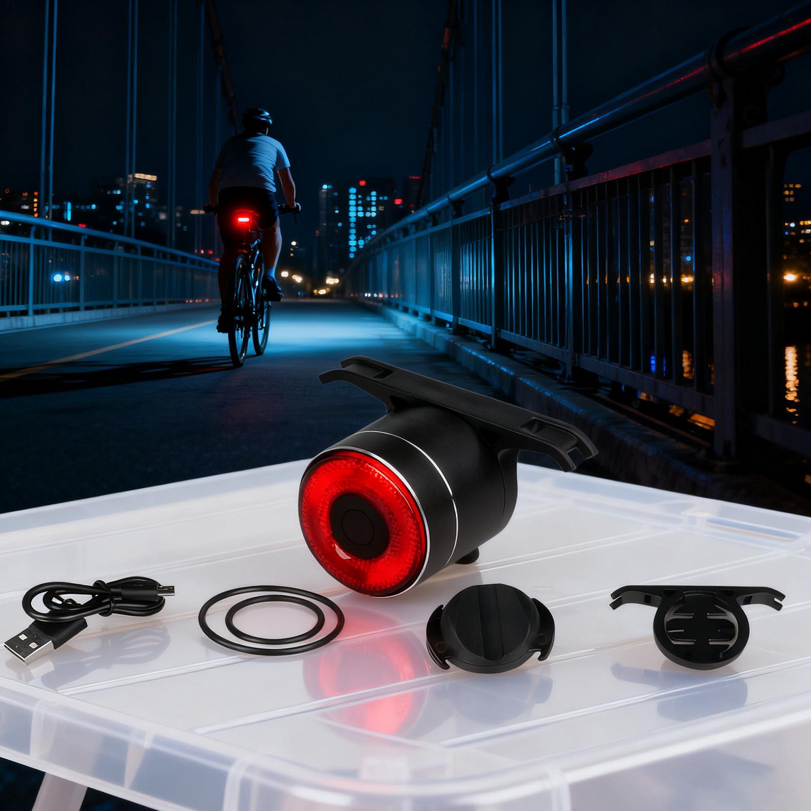 Luz trasera de bicicleta intel - Commuting With Road Bike reseña y precio