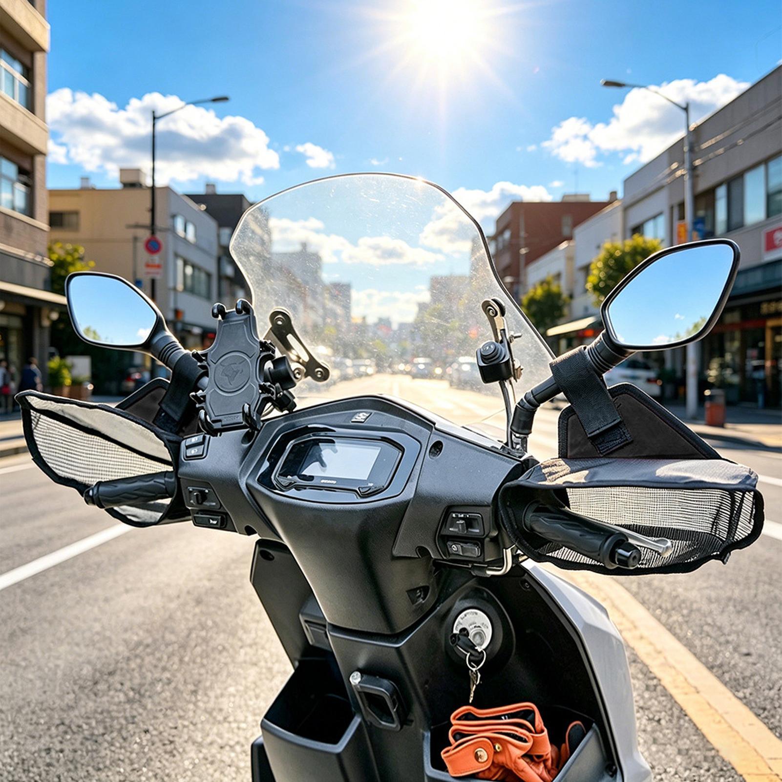 Manoplas para manillar de moto - Cycling Commute Distance reseña y precio
