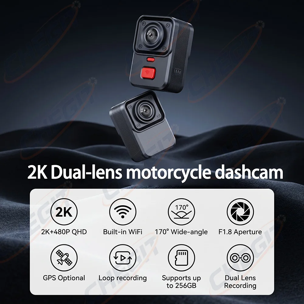 Cámara DVR para Motocicleta de - Cycling Loop reseña y precio