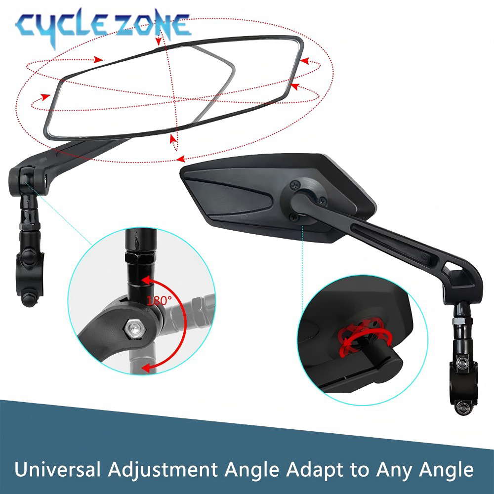 Espejo retrovisor de bicicleta - Cycling Zones reseña y precio