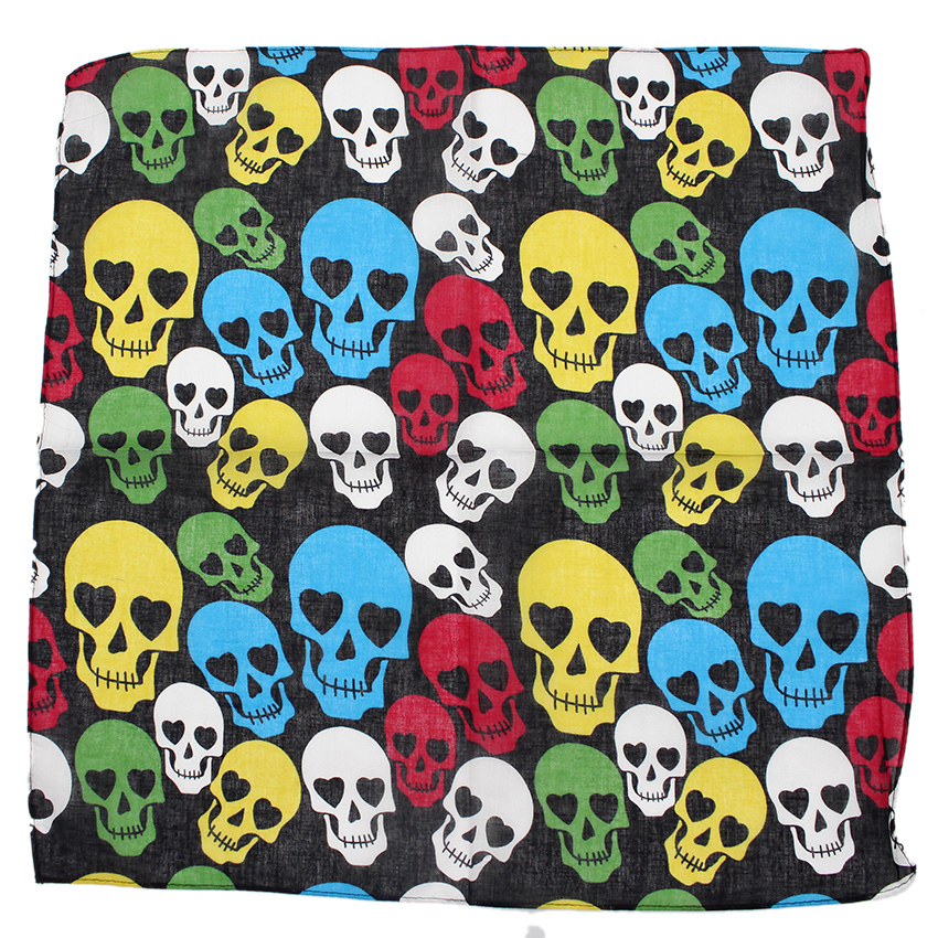 Pañuelo cuadrado de calavera p - Cycling Zones reseña y precio