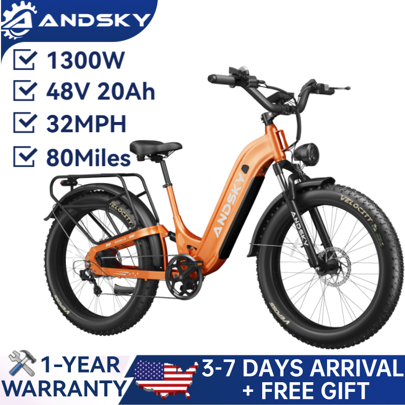 Bicicleta Eléctrica ANDSKY Gra - Commuting On Mountain Bike reseña y precio