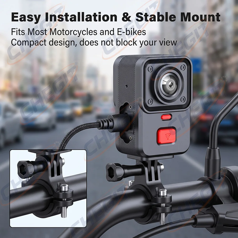 Cámara DVR para Motocicleta de - Cycling Loop reseña y precio